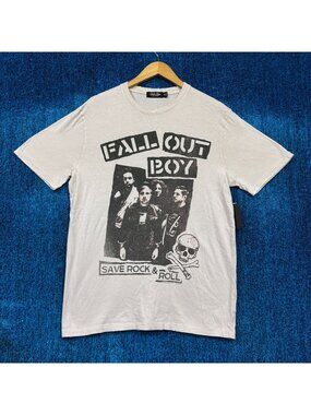 Fall Out Boy Save Rock & Roll Album Poster Pop Punk Tee L